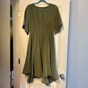 Olive Green Dress